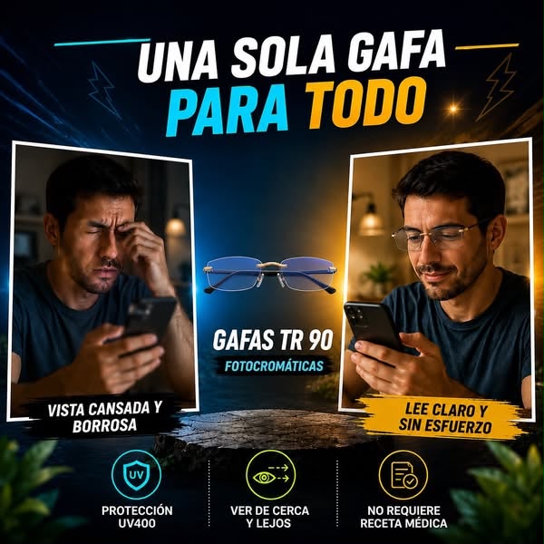 GAFAS SMART DE ÚTILMA GENERACIÓN PARA TODO MOMENTO -[COMPRA 1 Y LLÉVATE 2 + 1 ESTUCHE GRATIS Y PAÑO DE LIMPIEZA GRATIS] - 50% OFF